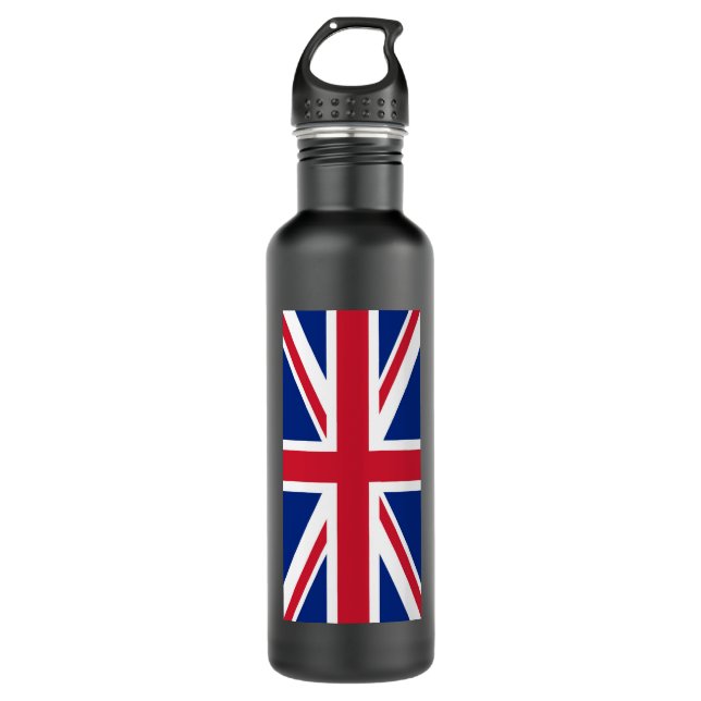 Bouteille D'eau Royaume-Uni Union Jack Drapeau des colonies britan (Devant)