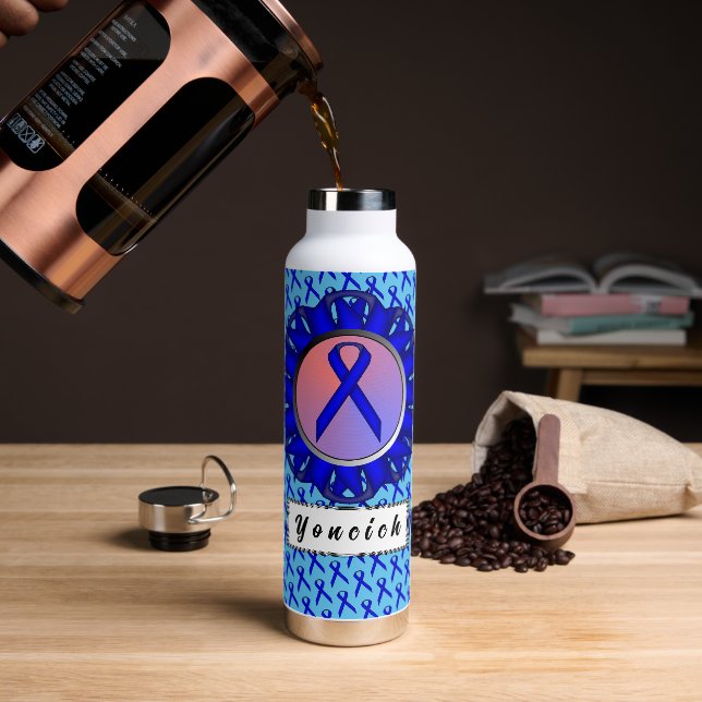 Bouteille D'eau Ruban Blue Standard par Kenneth Yoncich (Gym)