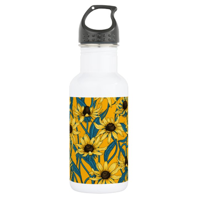 Bouteille D'eau Rudbekia jaune (Devant)