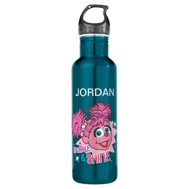 Bouteille D'eau Rue Sésame | Abby Cadabby - Étincelle et éclat (Devant)
