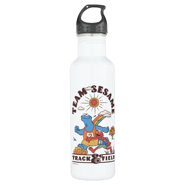 Bouteille D'eau Rue Sésame | Team Sesame Track & Field (Devant)