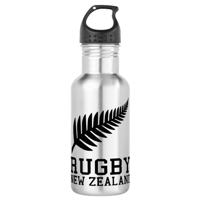 Bouteille D'eau Rugby de Nouvelle-Zélande (Devant)
