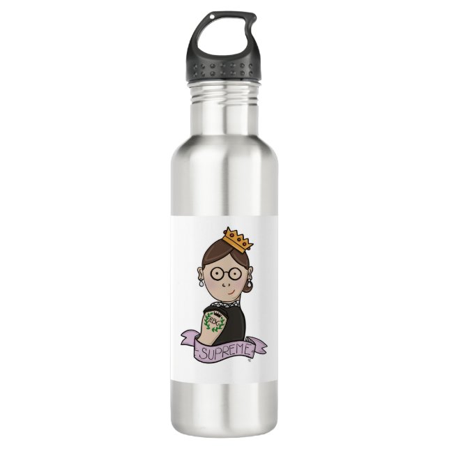 Bouteille D'eau Ruth Bader Ginsburg, RBG notoire (Devant)