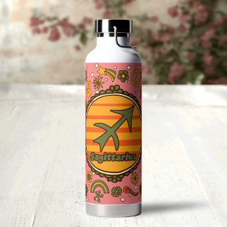 Bouteille D'eau Sagittaire Groovy Personnalisé