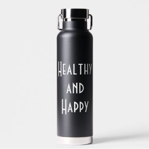 Bouteille d'eau saine et heureuse de 32 oz