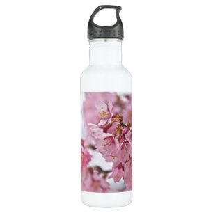 Bouteille D'eau Sakura Cherry Blossoms rose pâle