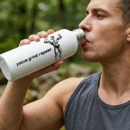 Bouteille D'eau Salle de sport Focus Grind Repeat