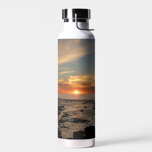 Bouteille D'eau San Diego Sunset II California Seascape (Gauche)