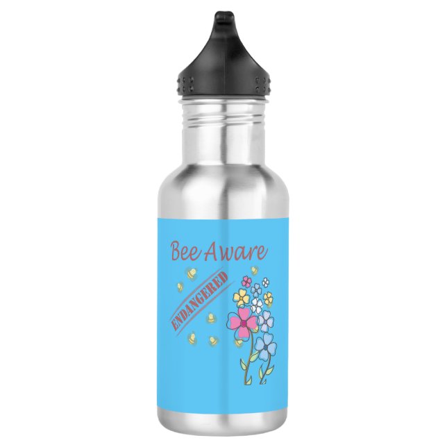 Bouteille D'eau Sauvez les abeilles (Droite)