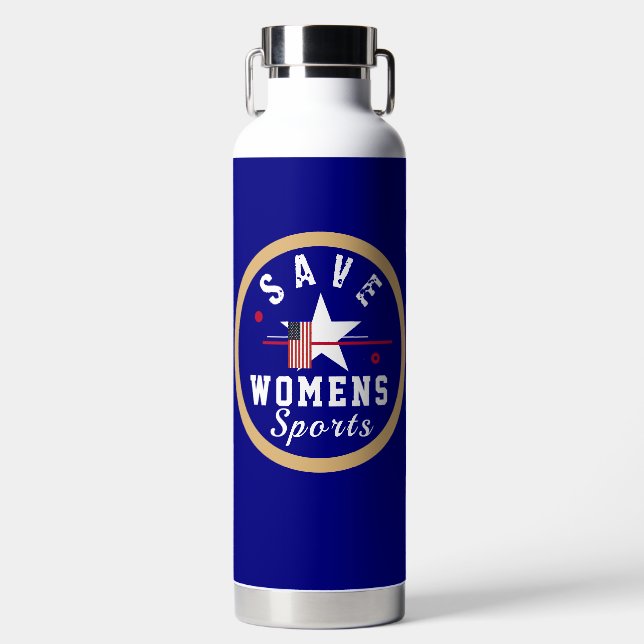 Bouteille D'eau Sauvez les sports pour femmes (Avant)