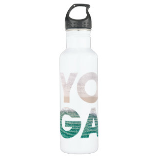 Bouteille D'eau Scène de yoga sur la plage