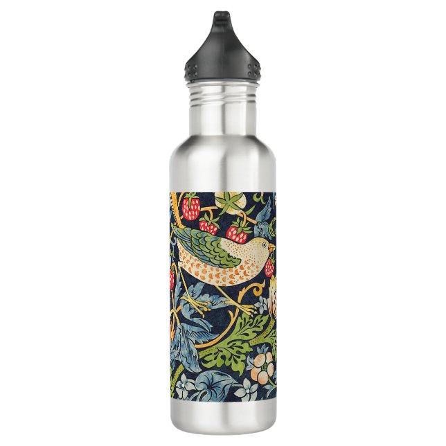 Bouteille D'eau Schéma floral William Morris Strawberry Thief (Droite)