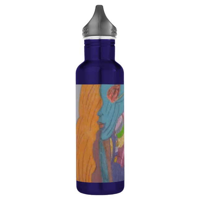 Bouteille D'eau Sci-fi Fantasy Female Creature Water Bottle (Gauche)