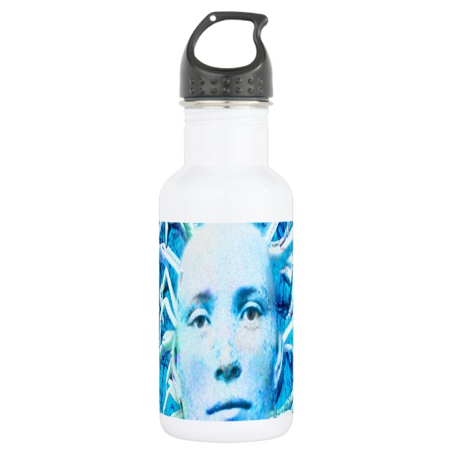 Bouteille D'eau Scorpion bleu (Devant)
