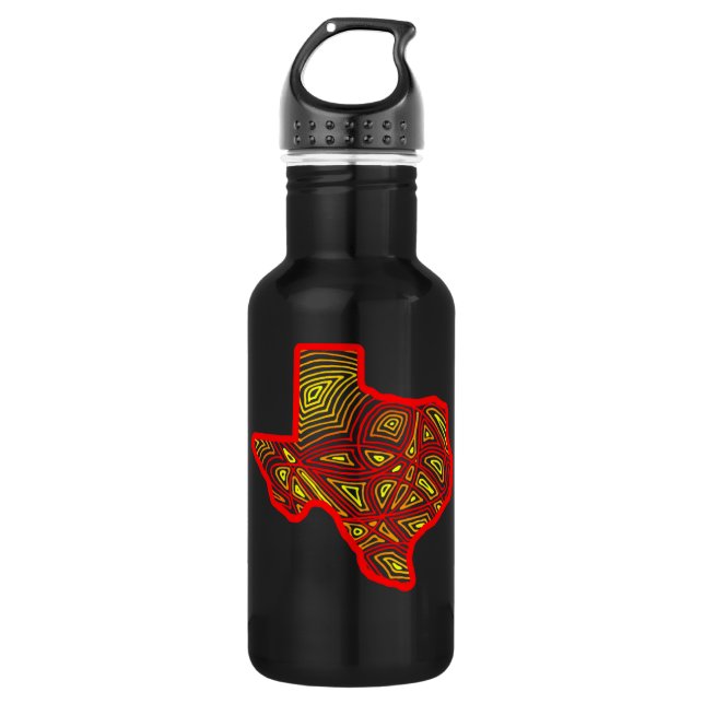 Bouteille D'eau Scribble Texas (Devant)