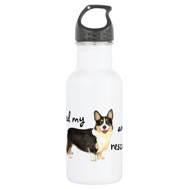 Bouteille D'eau Secourir Cardigan Welsh Corgi (Devant)