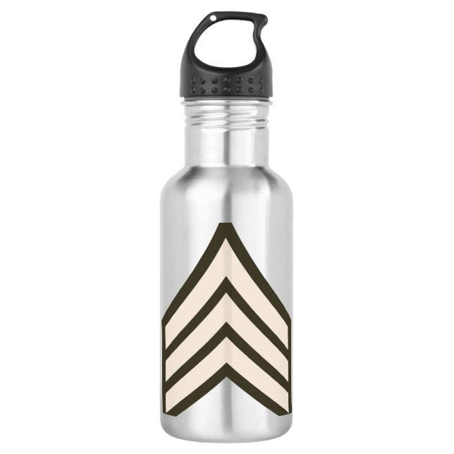 Bouteille D'eau Sergent d'armée (Devant)