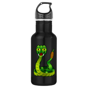 Bouteille D'eau Serpent à sonnettes de bande dessinée