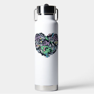 Bouteille D'eau Sésame Sésame   Comte von Count Doodle Heart