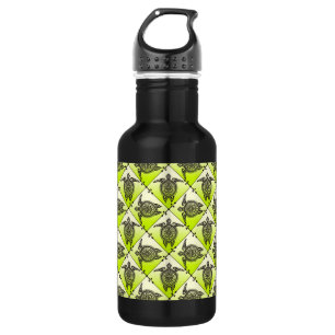 Bouteille D'eau Shamanic Tortues de mer Motif - vert