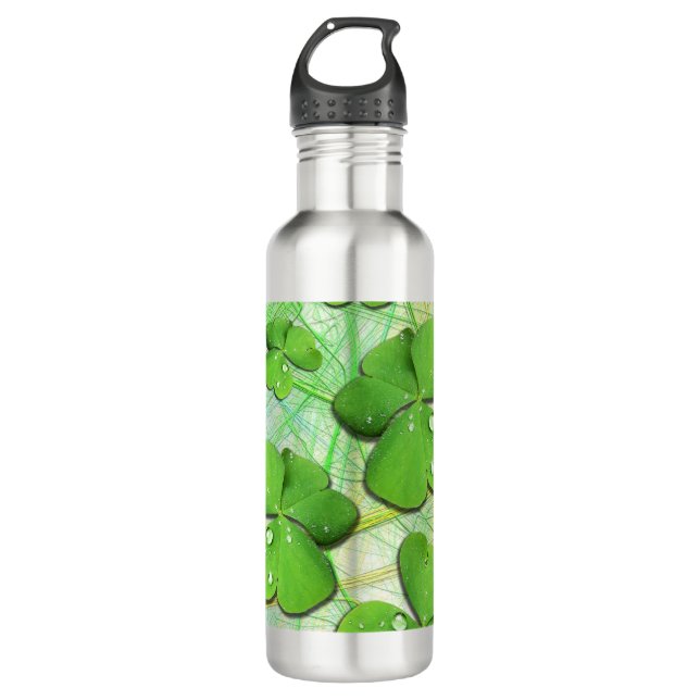 Bouteille D'eau Shamrock vert St Patrick iPhone 5 Coque-Mate (Devant)