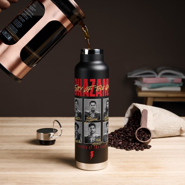 Bouteille D'eau SHAZAM ! Furie des dieux | Annuaire SHAZAMily (Gym)