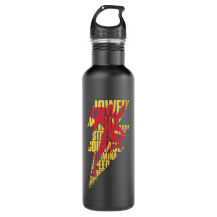 Bouteille D'eau SHAZAM ! graphique de foudre de capacités de  