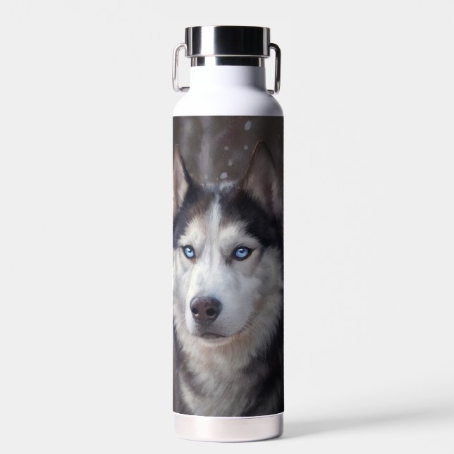 Bouteille D'eau Sibérien Husky (Avant)