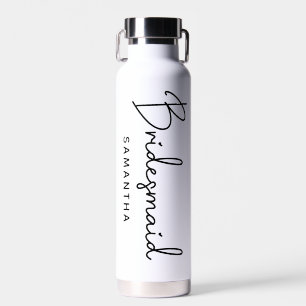 Bouteille D'eau Signature manuscrite Présentatrice personnalisée