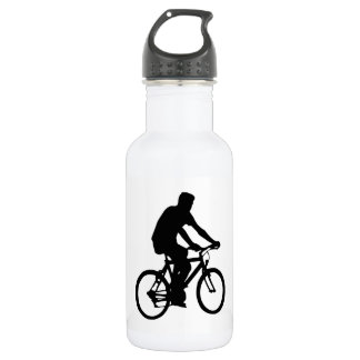 Bouteille D'eau Silhouette de cycliste