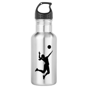 Bouteille D'eau silhouette women's volleyball