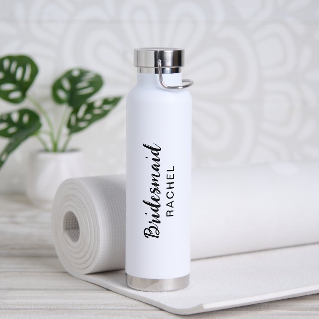 Bouteille D'eau Simple Élégant Cute Moderne Mariage de la servante (Yoga)