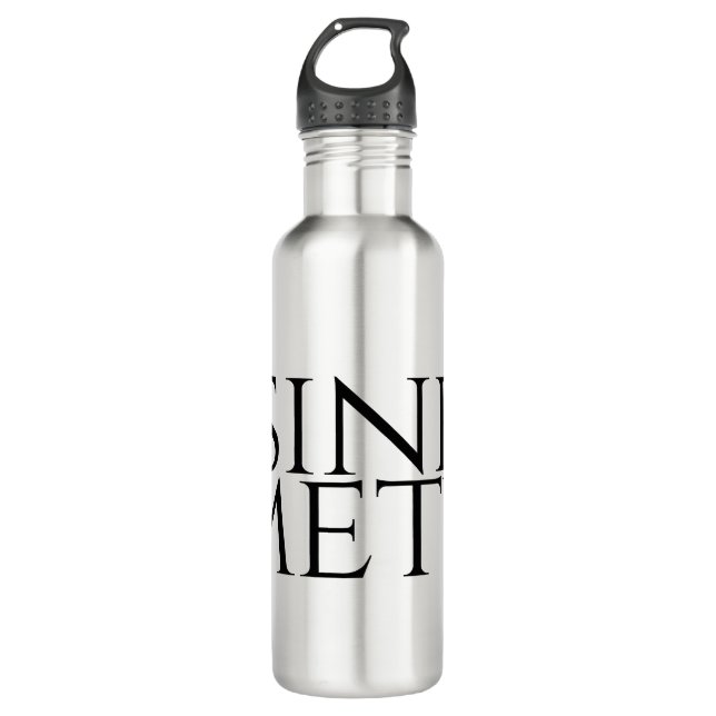 Bouteille D'eau Sine Metu - Sans Peur (Devant)
