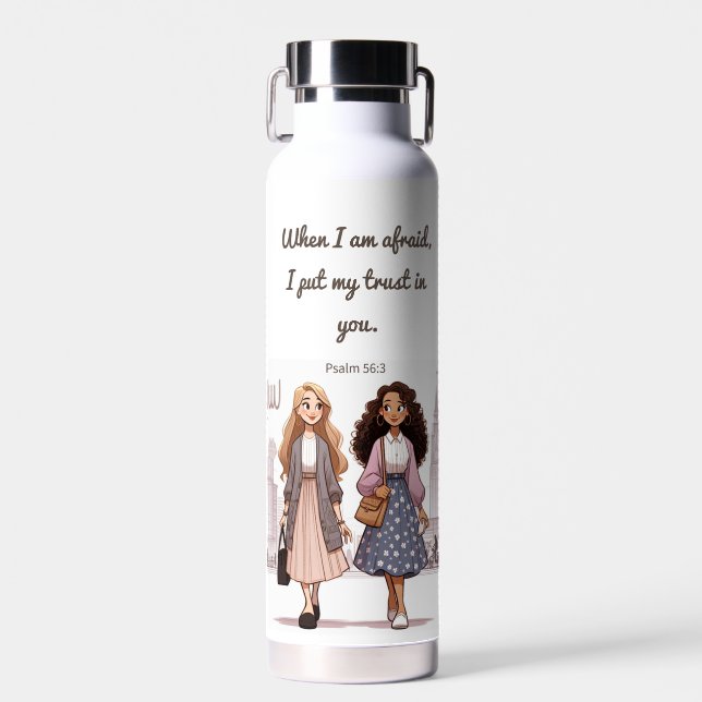 Bouteille D'eau sisters preaching bottle of water  (Avant)