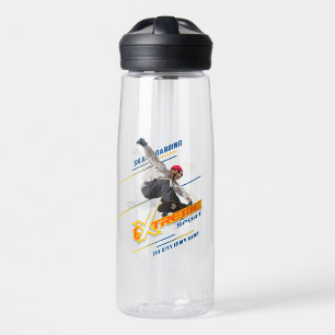 Bouteille D'eau Skateur de sport extrême rétro 590ml