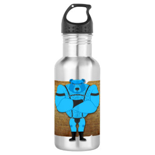 Bouteille D'eau SlipperyJoe's gay muscle ours dessin animé thong l