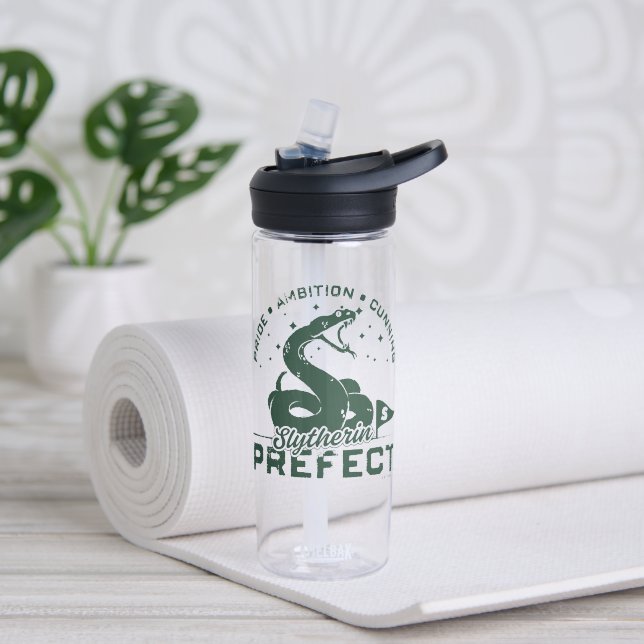 Bouteille D'eau SLYTHERIN™ - Badge Préfet (Yoga)