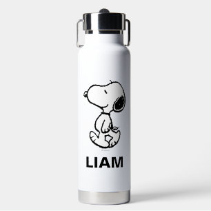 Bouteille D'eau Snoopy Classic Comics Ajouter Votre Nom