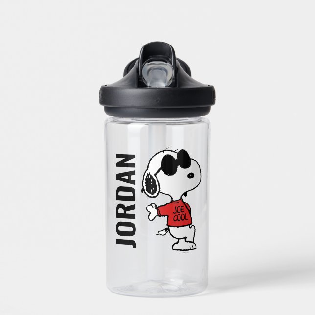 Bouteille D'eau Snoopy "Joe Cool" debout (Avant)