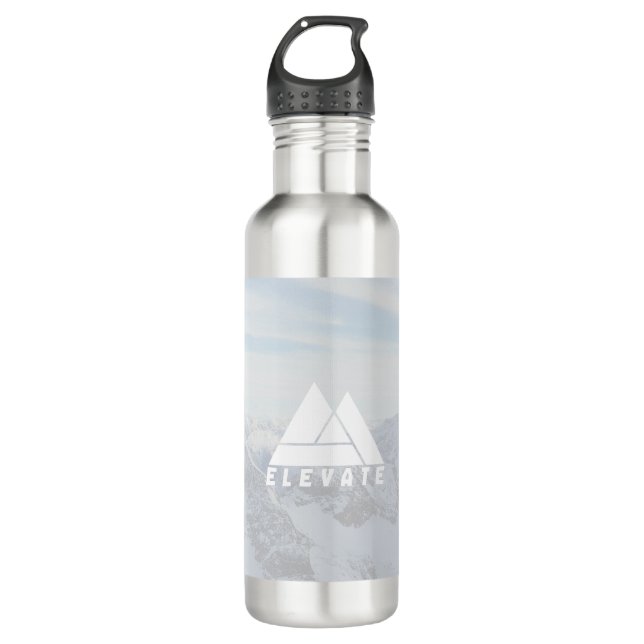 Bouteille D'eau Snowy Mountain Adventure Elevate Water Bottle (Devant)