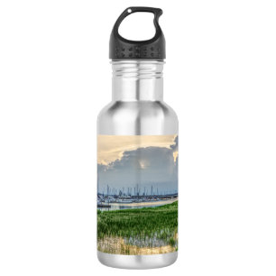 Bouteille D'eau Soirée À Charleston Harbour Water Bottle