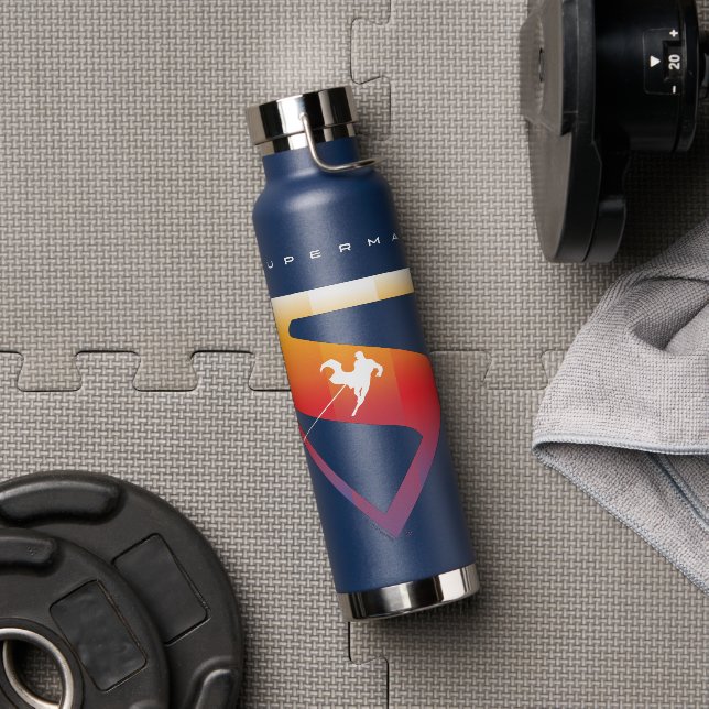Bouteille D'eau Soleil Tourner Superman Shield (Couvercle)