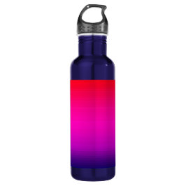Bouteille D'eau Spectre Blé Horizontal Bleu Violet Rose Rouge