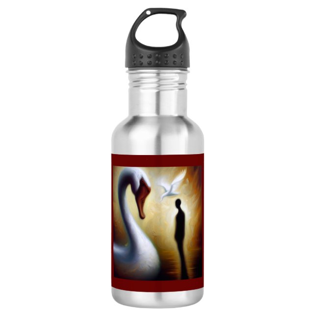 Bouteille D'eau Spirit Animal Swan 1 (Devant)