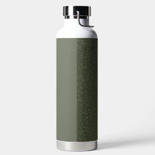 Bouteille d'eau Split Green Moss personnalisable
