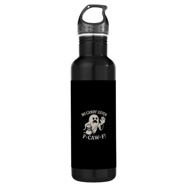 Bouteille D'eau Spooky No Given F-Caw-F Graphic (Devant)