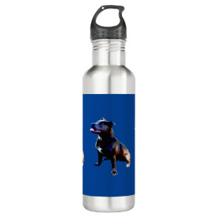 Bouteille D'eau Staffordshire Bull Terrier Peint,