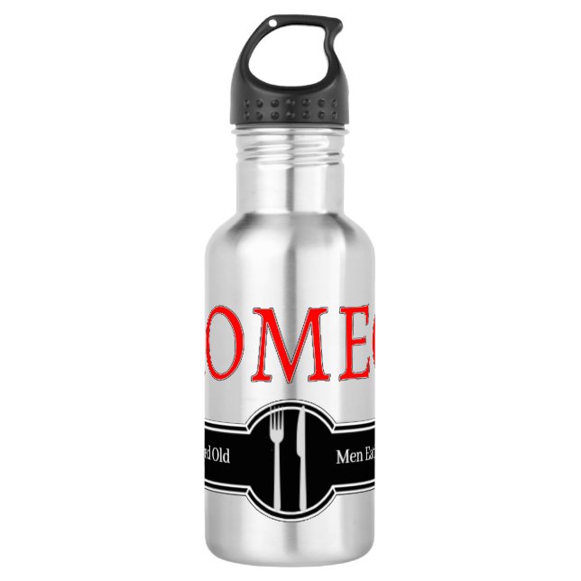 Bouteille D'eau Stainless Steel Water Bottle Funny ROMEO Quote (Devant)
