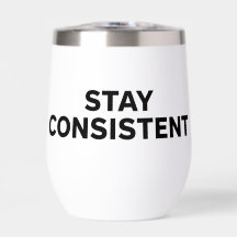 Bouteille d'eau Stay Consistent – Christian Fitnes