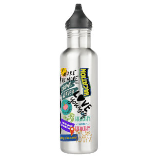 Bouteille D'eau Sticker à Doodle Enveloppement de la rondelle - Hy